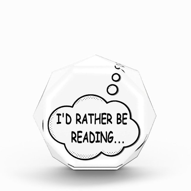 I'd Rather Be Reading Award (Front)