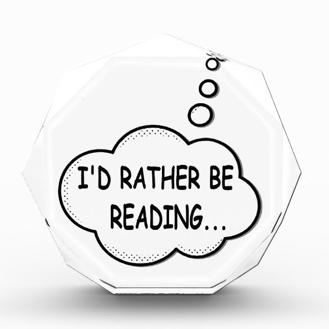 I'd Rather Be Reading Award (Front)