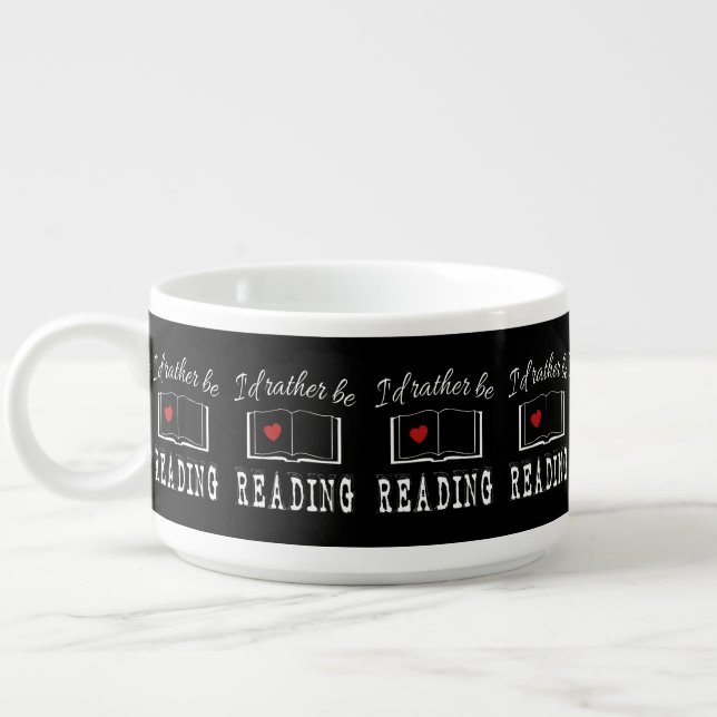 I'd rather be reading bowl (Right)