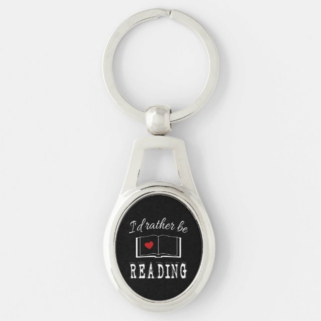 I'd rather be reading keychain (Front)