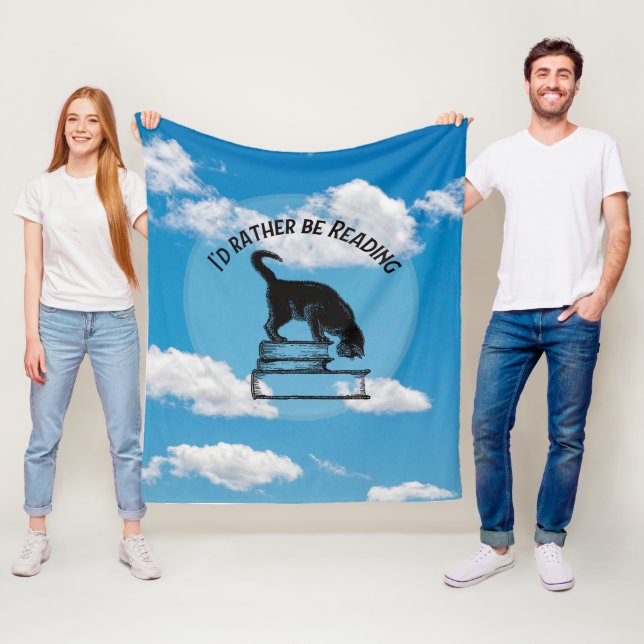 I'd Rather Be Reading Throw Blanket (In Situ)