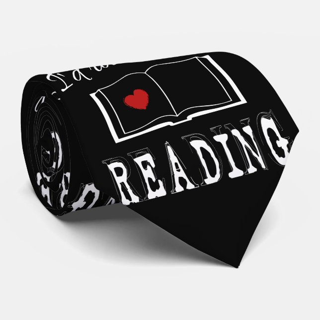 I'd rather be reading tie (Rolled)