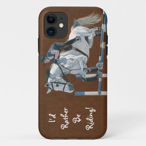 Id Rather Be Riding Equestrian iPhone 5 Case