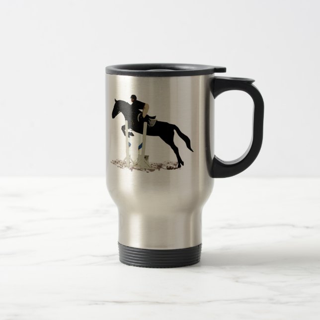 I'd Rather Be Riding! Horse Travel Mug (Right)