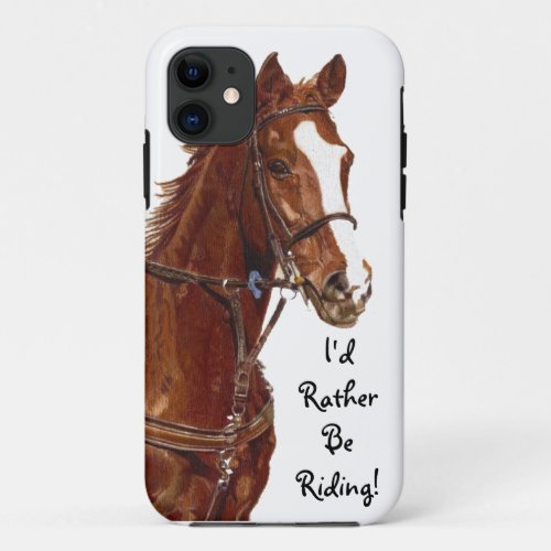 Id Rather Be Riding iPhone 5 Case