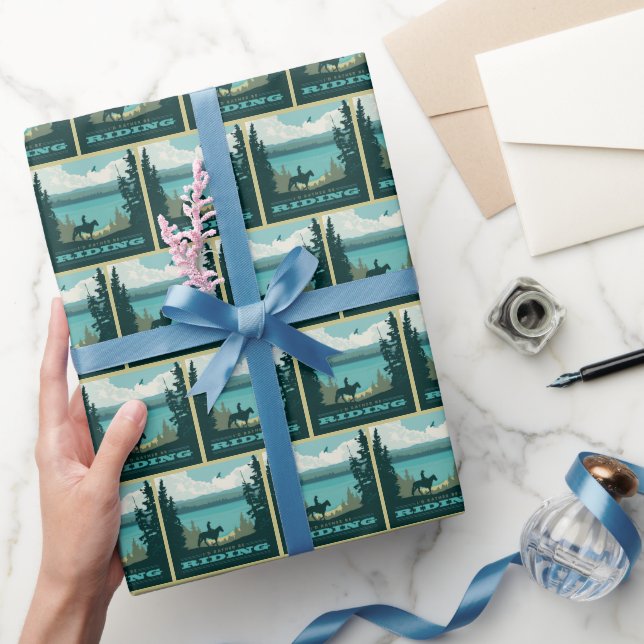I'd Rather Be Riding Wrapping Paper (Gifting)