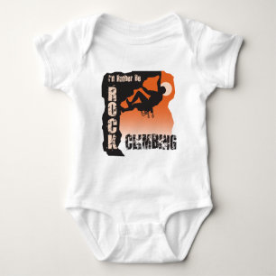 I'd Rather Be Rock Climbing Guys Baby Bodysuit