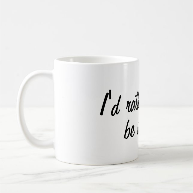 I'd Rather Be Sailing Coffee Mug (Left)