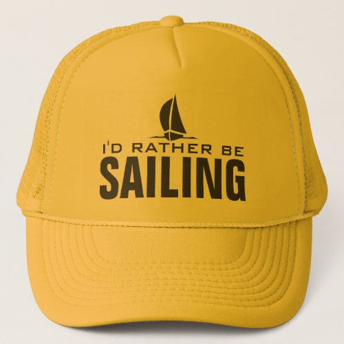 Id rather be sailing hats