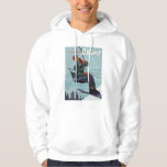 I&#39;d Rather Be Skiing Print Hoodie