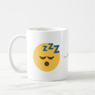 I'd Rather Be Sleeping Emoji Coffee Mug
