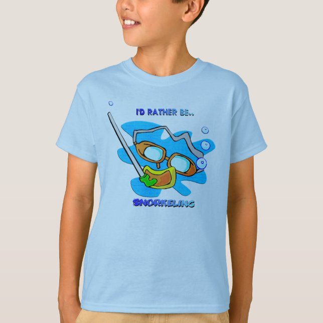 I'd Rather be Snorkeling T-Shirt (Front)