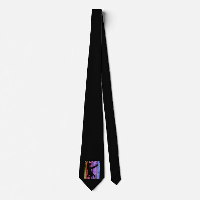 I'd Rather Be Street Dancing Hip Hop Breakdance Neck Tie (Front)