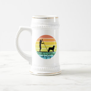 I'd Rather Be SUPing With My Dog SUP Beer Stein