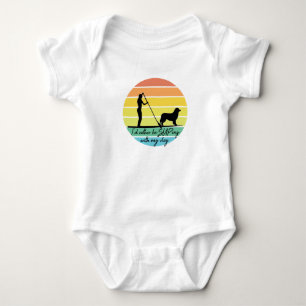 I'd Rather Be SUPing With My Dog SUP Girl Baby Bodysuit