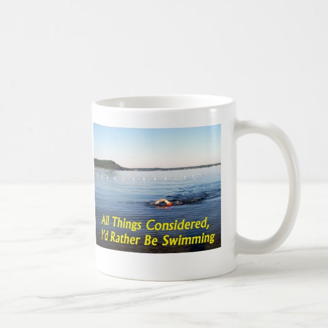 I'd Rather Be Swimming Mug (Right)