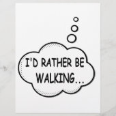 I'd Rather Be Walking (Front)
