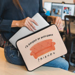 I'd Rather Be Watching FRIENDS™ Laptop Sleeve<br><div class="desc">This graphic feature's the Central Perk couch and the quote,  " I'd rather be watching FRIENDS™."</div>