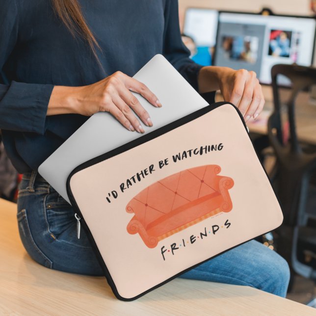 I'd Rather Be Watching FRIENDS™ Laptop Sleeve (Creator Uploaded)