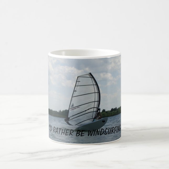 I'D RATHER BE WINDSURFING COFFEE MUG (Center)