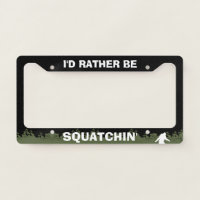 I'd Rather Squatchin' Bigfoot Silhouette Sasquatch