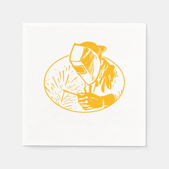 ID Tack That Welder Welding Napkins (Front)