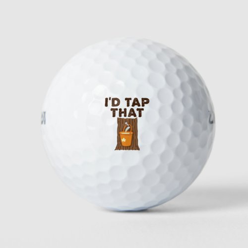 Id Tap That Maple Sugaring Tree Syrup Golf Balls