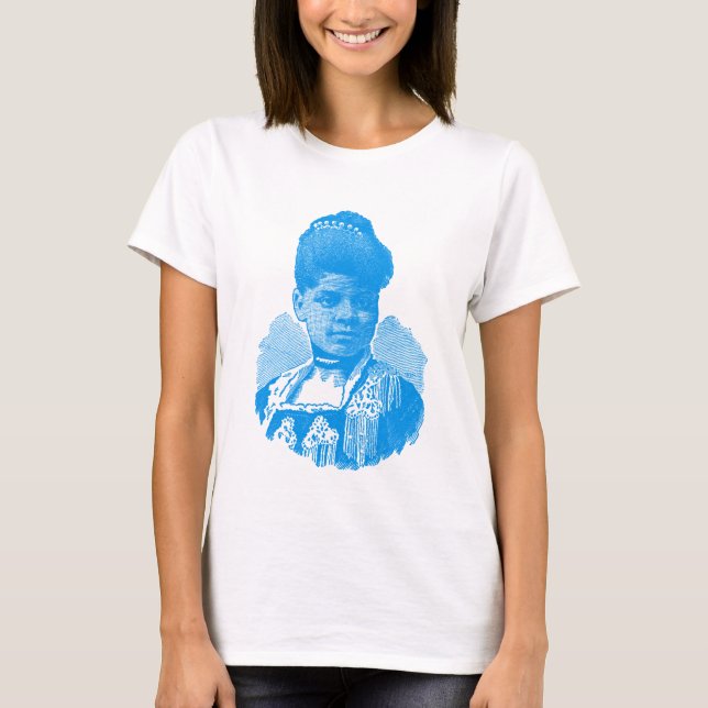 Ida B. Wells-Barnett Pop Art Portrait T-Shirt (Front)