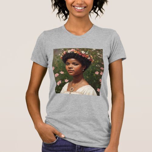 Ida B Wells Floral Art Tribute T_Shirt