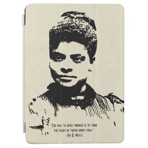 Ida B Wells Light of Truth Quote iPad Air Cover