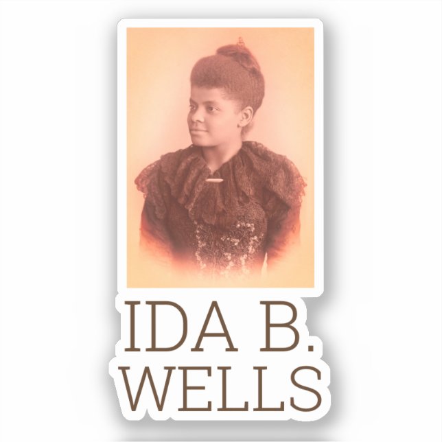 Ida B. Wells Sticker (Front)