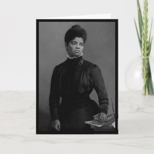 Ida B Wells Suffrage and Civil Rights Leader Card