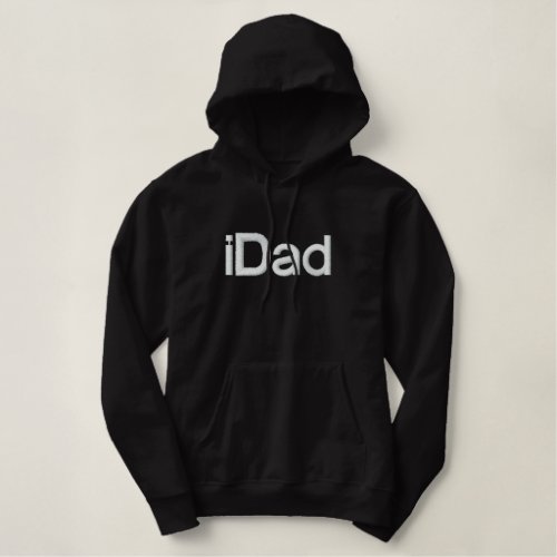 iDad Embroidered Emboidery Embroidered Hoodie