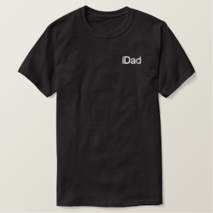 iDad Funny Embroidered Hoodie T-Shirt