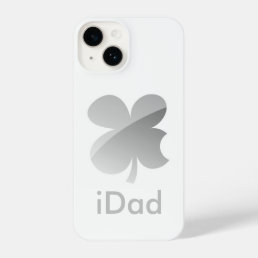 iDAD funny iPhone 14 case with cover logo