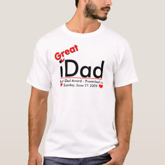 iDad T-Shirt - Best iDad award presented