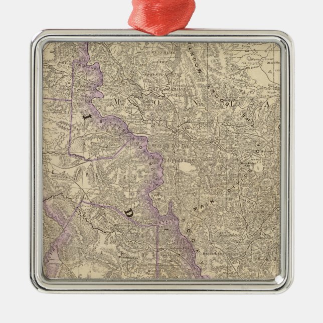 Idaho 3 metal ornament (Front)