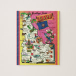 Idaho 8x10 Jigsaw Puzzle<br><div class="desc">Great pictorial map of the State of Idaho.  Colorful & especially perfect fun to help kids learn more about their state.</div>