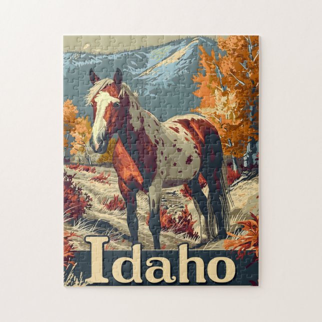 Idaho Appaloosa horse Jigsaw Puzzle (Vertical)