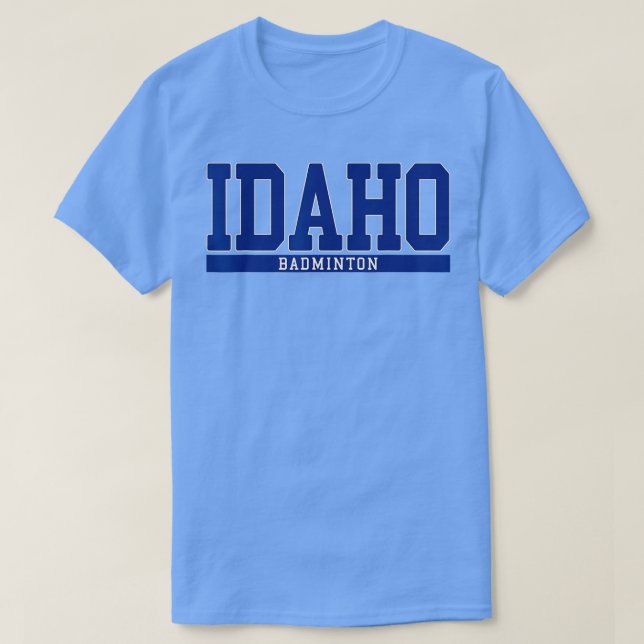 Idaho Badminton  T-Shirt (Design Front)