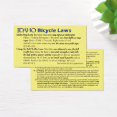 Idaho Bike Law Business Card (Desk)