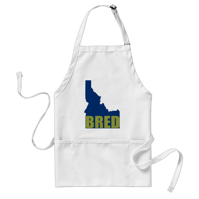 Idaho Bred Adult Apron (Front)