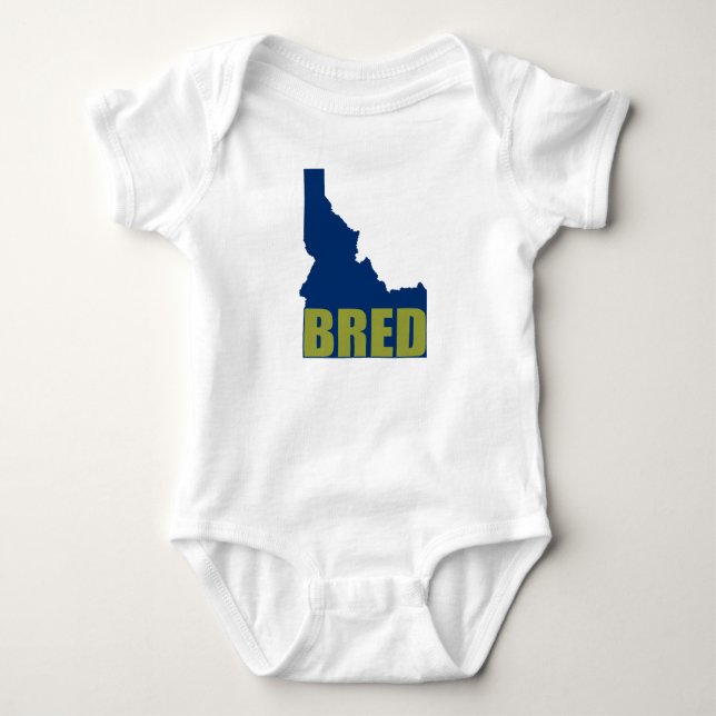 Idaho Bred Baby Bodysuit (Front)
