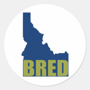 Idaho Bred Classic Round Sticker