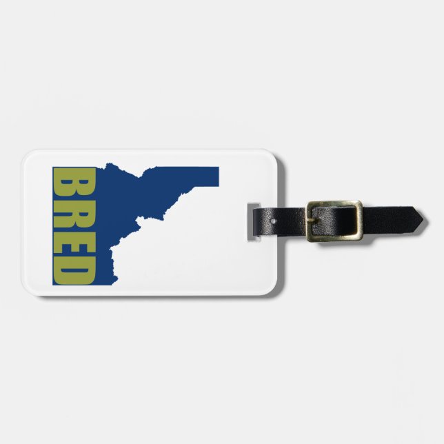 Idaho Bred Luggage Tag (Front Horizontal)