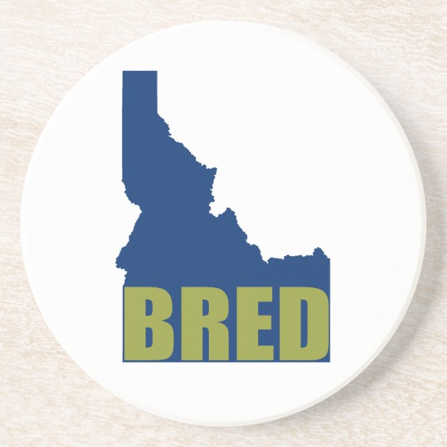 Idaho Bred Sandstone Coaster (Front)