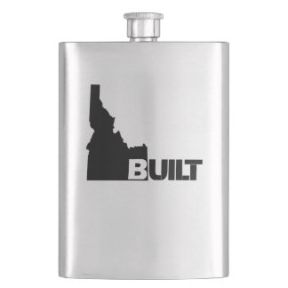 Idaho Built Black Flask