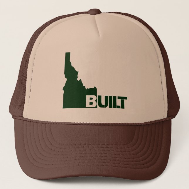 Idaho Built Center (Dark Green) Trucker Hat (Front)