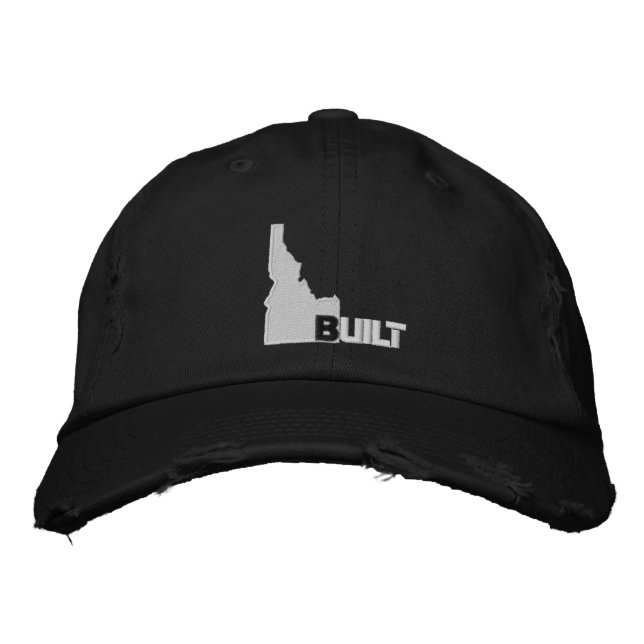 Idaho Built Classic Center Embroidered Baseball Ca Cap (Front)