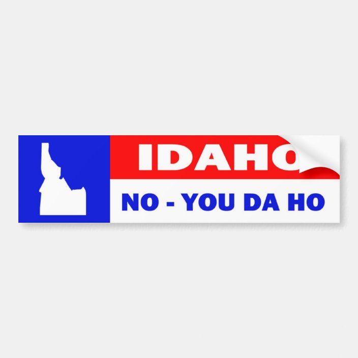 IDAHO BUMPER STICKER Zazzle